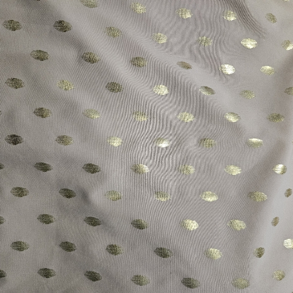 Women's Champagne and Gold Blouse Size Large. - Picture 5 of 5